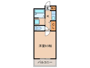 アメニティハイムの物件間取画像